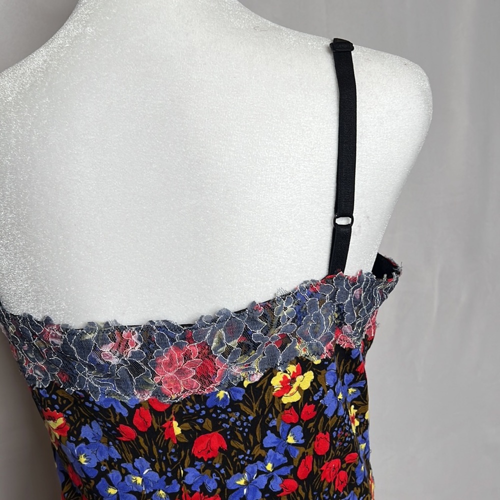 ❤️ Vintage Mariella Burani Per AMULETI Floral Tank Dress - Picture 9 of 15